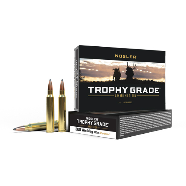 NOSLER TROPHY 300 WIN MAG - 180GR PARTITION 20RD 10BX/CS