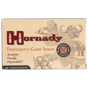 Hornady 82303 Dangerous Game  9.3mmx62Mauser 286gr InterLock Spire Point Recoil Proof 20 Per Box/6 Case