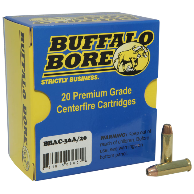 Buffalo Bore Ammunition 8G Buffalo-Barnes Strictly Business 45-70Gov 350gr Barnes TSX Flat Nose Lead Free 20 Per Box/12 Case