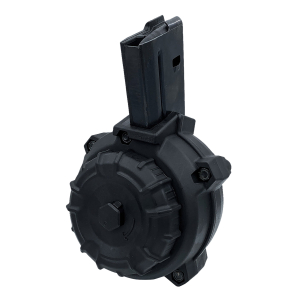 ProMag DRMA108   50rd Drum 6.8 SPC Fits AR-15 Black DuPont Zytel Polymer