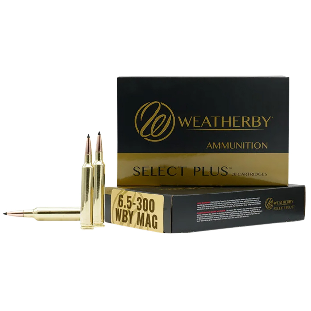Weatherby R653156EH Select Plus  6.5-300WthbyMag 156gr Berger Extreme Outer Limits Elite 20 Per Box/10 Case