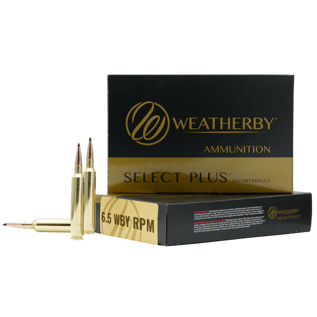 Weatherby B65RPM127LRX Select Plus  6.5WBYRPM 127gr Barnes LRX Lead Free 20 Per Box/10 Case