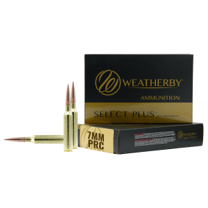 Weatherby F7PRC150SCO Select Plus  7mmPRC 150gr Swift Scirocco 20 Per Box/10 Case