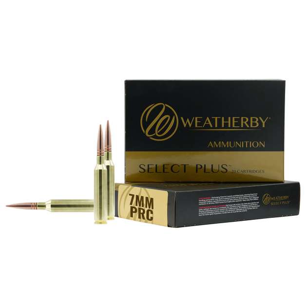 Weatherby F7PRC150SCO Select Plus  7mmPRC 150gr Swift Scirocco 20 Per Box/10 Case