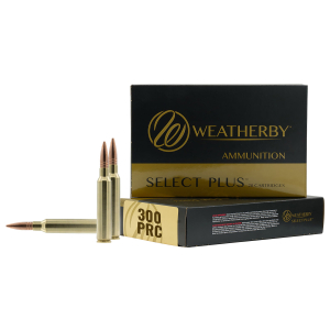 Weatherby M300P195HCB Select Plus  300PRC 195gr Hammer Custom 20 Per Box/10 Case