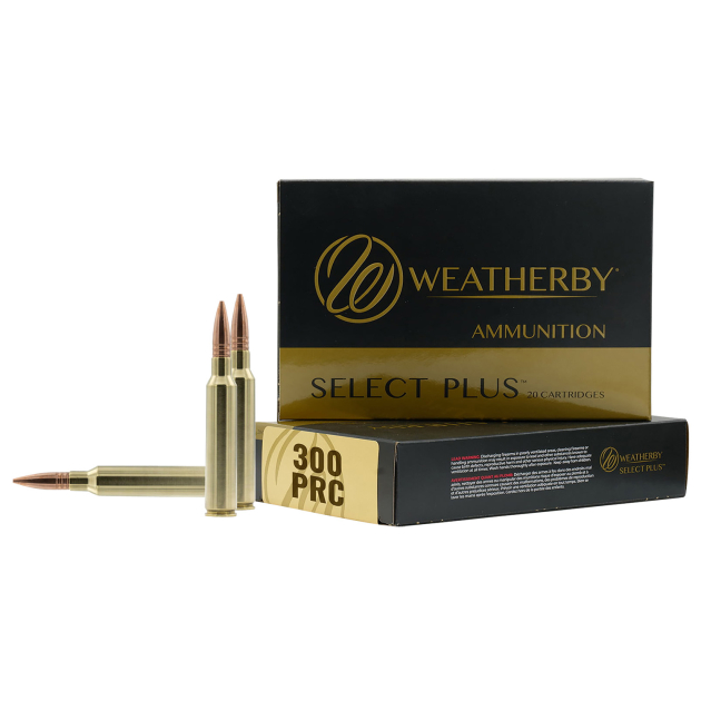 Weatherby M300P195HCB Select Plus  300PRC 195gr Hammer Custom 20 Per Box/10 Case