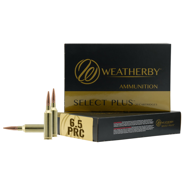 Weatherby F65PRC130SCO Select Plus  6.5PRC 130gr Swift Scirocco 20 Per Box/10 Case