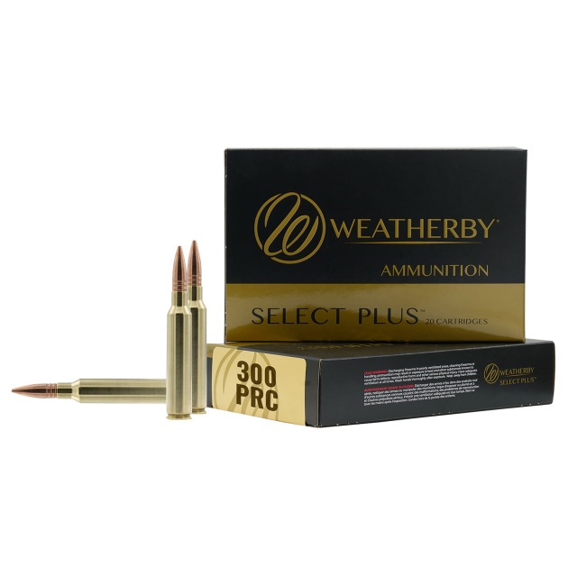 Weatherby R300P205EH Select Plus  300PRC 205gr Jacketed Hollow Point 20 Per Box/10 Case
