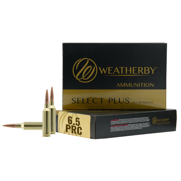 Weatherby R65PRC156EH Select Plus  6.5PRC 156gr Berger Elite Hunter 20 Per Box/10 Case
