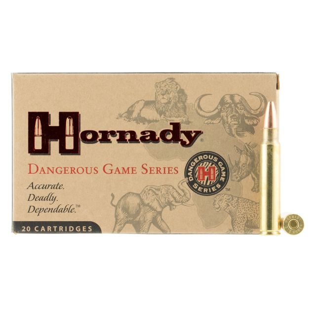 Hornady 8232 Dangerous Game  375Ruger 300gr Dangerous Game Solid 20 Per Box/6 Case