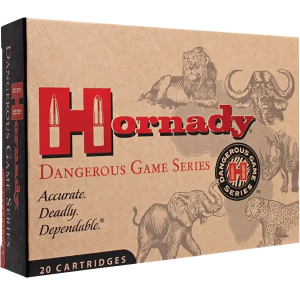 Hornady 82322 Dangerous Game  375H&HMag 300gr Dangerous Game Solid 20 Per Box/6 Case