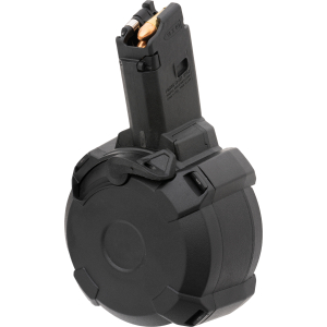 Magpul MAG1035-BLK PMAG  50rd Drum 9mm Luger Fits CZ Scorpion EVO 3 S1 Black Polymer
