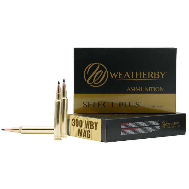 Weatherby B300180TTSX Select Plus  300WthbyMag 180gr Barnes Tipped TSX Lead Free 20 Per Box/10 Case