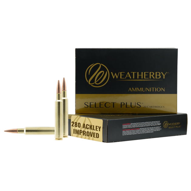 Weatherby M280A139HCB Select Plus  280Ackley Improved 139gr 20 Per Box/10 Case