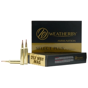 Weatherby B257100TTSX Select Plus  257WthbyMag 100gr Barnes Tipped TSX Lead Free 20 Per Box/10 Case