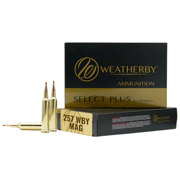 Weatherby B257100TTSX Select Plus  257WthbyMag 100gr Barnes Tipped TSX Lead Free 20 Per Box/10 Case