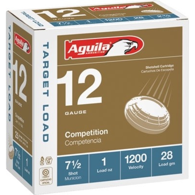 AGUILA SHOTSHELL 12GA 2.75" - 1OZ #7.5 250RD CASE LOT