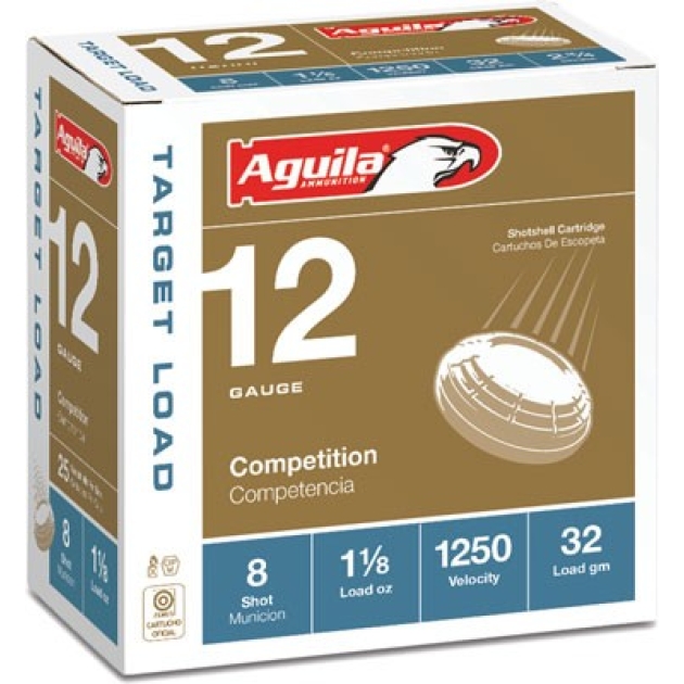 AGUILA SHOTSHELL 12GA 2.75" - 1-1/8OZ #8 250RD CASE LOT