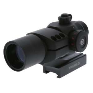 TruGlo TG-TG8230RB Triton  Black Anodized 1x 30mm 3 MOA Illuminated Tri-Color Center Dot Reticle