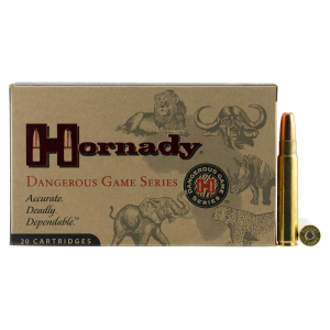 Hornady 82666 Dangerous Game  416Ruger 400gr Dangerous Game Solid 20 Per Box/6 Case