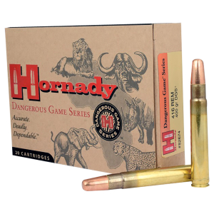 Hornady 82674 Dangerous Game  416RemMag 400gr Dangerous Game Solid 20 Per Box/6 Case