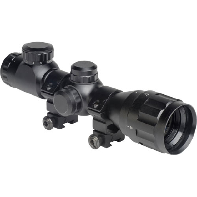 HATSAN OPTIMA 4x32CE AO - COMPACT SCOPE W/ RINGS & CAPS