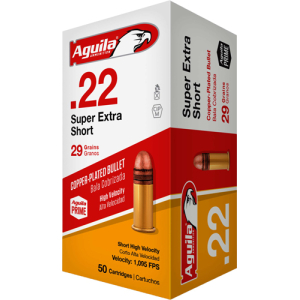 AGUILA 22 SHORT 29GR LEAD-RN - 1095FPS 1000RD CASE LOT