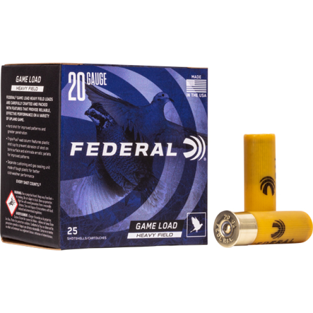 FEDERAL GAME LOAD 20GA 2.75" - 1OZ #8 250RD CASE LOT