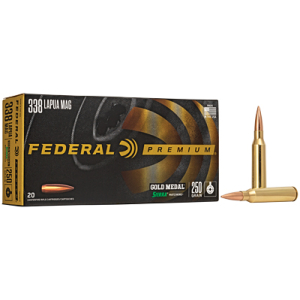 FED GOLD MDL 338LAP 250GR BTHP 20/