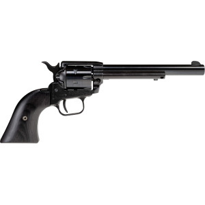 Heritage Mfg RR22B4BBK Rough Rider  22 LR 6 Shot 4.75" Black Oxide Barrel, Cylinder & Frame, Black Laminate Wood Grips