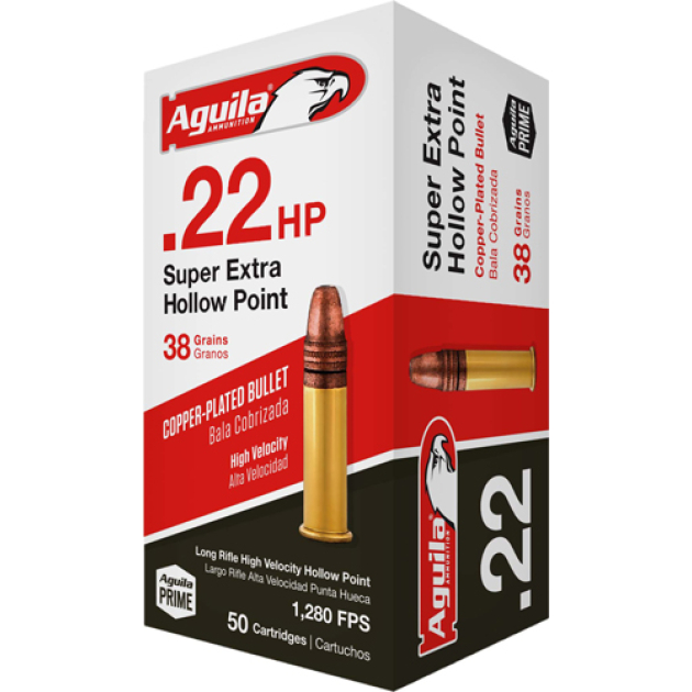 AGUILA HIGH-VEL 22LR 38GR HP - 2000RD CASE LOT