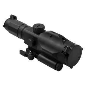 NcStar VSRTP3940GV3 SRT  Gen 3 Black Hardcoat Anodized 3-9x40mm Illuminated P4 Sniper Reticle Green Laser