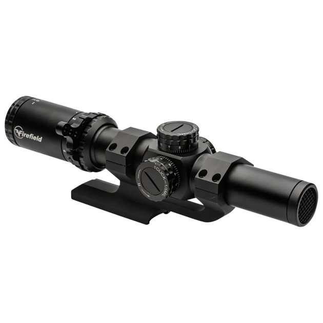Firefield FF13070K RapidStrike  Matte Black 1-6x 24mm 30mm Tube Dual Illuminated (Red/Green/Black)  Circle Dot Reticle