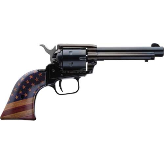 HERITAGE 22LR 4.75" FS BLUED - USA FLAG GRIP