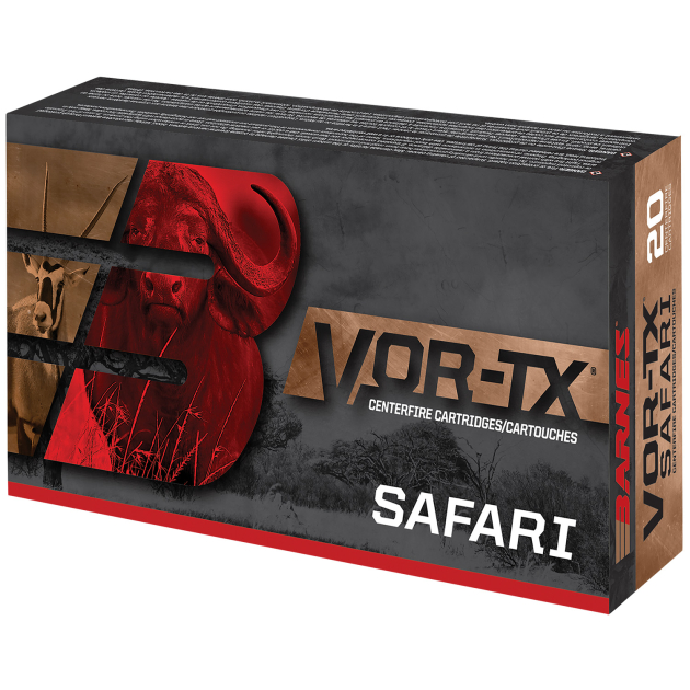 Barnes Bullets 22022 VOR-TX Safari 458Win Mag 450gr Barnes TSX Flat Base 20 Per Box/10 Case