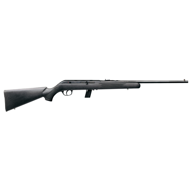 Savage Arms 40203 64 F 22 LR 10+1 21" Matte Black Carbon Steel Sporter Barrel, Carbon Steel Grooved Receiver, Matte Black Fixed Synthetic Stock