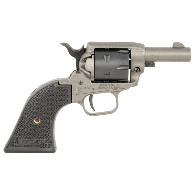 Heritage Mfg BK22C2 Barkeep  22 LR 6 Shot 2.68" Tungsten Gray Cerakote Barrel, Tungsten Gray Cerakote w/Black Accents Frame, Black Cerakote Cylinder, Black Star Polymer Grips