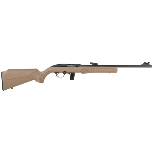 Rossi RS22L1811B RS22  Full Size 22 LR 10+1 18" Matte Black Matte Black Steel Receiver Brown Monte Carlo Stock Right Hand