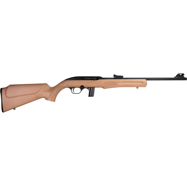 Rossi RS22L1811TN RS22  Full Size 22 LR 10+1 18" Matte Black Matte Black Steel Receiver Tan Monte Carlo Stock Right Hand