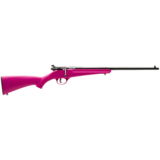 Savage Arms 13780 Rascal  Youth 22 LR 1rd 16.10" Blued Barrel, Blued Carbon Steel Receiver, Pink Synthetic Stock, Right Hand