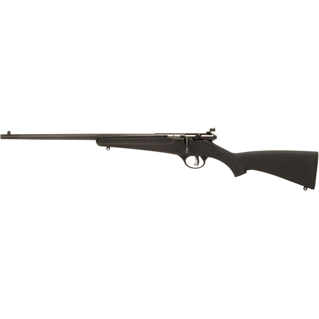 Savage Arms 13843 Rascal  Youth 22 LR 1rd 16.12" Matte Blued  Carbon Steel Barrel/Receiver, Matte Black Synthetic Stock Left Hand