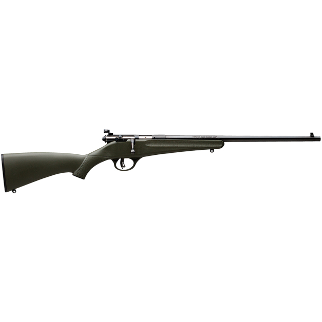 Savage Arms 13790 Rascal  Youth 22 LR 1rd 16.12" Blued Barrel, Blued Carbon Steel Receiver, Green Synthetic Stock, Right Hand