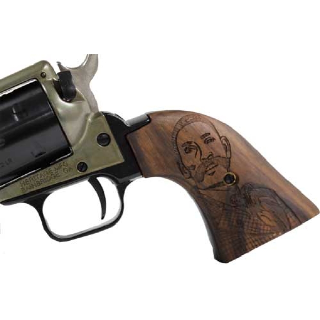 HERITAGE 22LR 6.50" FS BLUED - WILD WEST BASS REEVES (TALO)