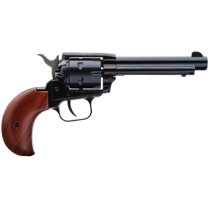 Heritage Mfg RR22MB4BH Rough Rider  22 LR/22 WMR 6 Shot, 4.75" Steel Black Barrel, Cylinder & Black Zinc Alloy Frame, Cocobolo Bird Head Grip, Hammer/Thumb Safety, Exposed Hammer