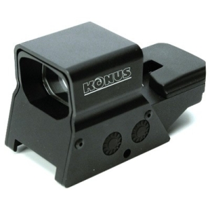 KONUS RED/GRN DOT SIGHTPRO R8 - 2-5MOA 1X39 8-RETIC DUAL RAIL