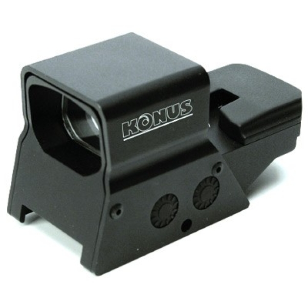 KONUS RED/GRN DOT SIGHTPRO R8 - 2-5MOA 1X39 8-RETIC DUAL RAIL