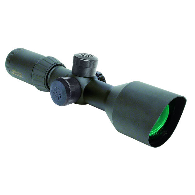 Konus 7292A KonusPro T-30 Matte Black 3-12x50mm 30mm Tube Dual Illuminated Blue/Red Engraved Mil-Dot Reticle