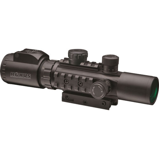 KONUS SCOPE KONUSPRO AS34 - 2-6X28 ILLUM MIL-DOT 34MM