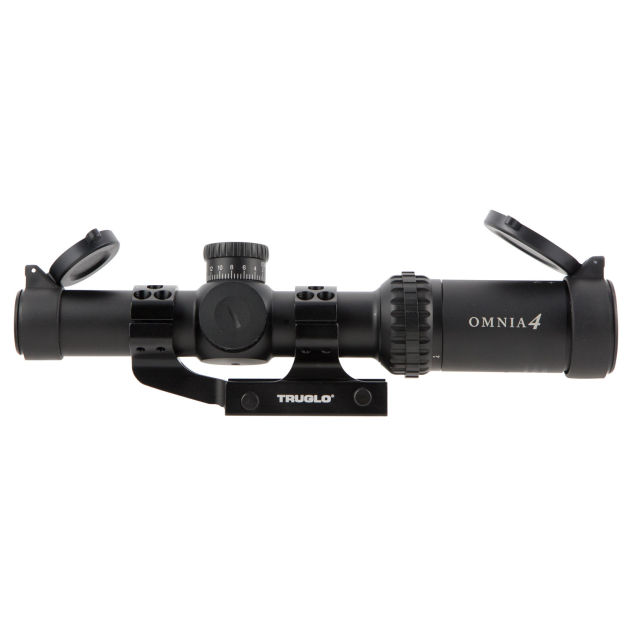 TruGlo TG-8514TLR Omnia Tactical Black Anodized 1-4x24mm 30mm Tube Illuminated APTR Reticle