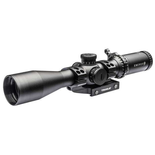 TruGlo TG-8539TLR Eminus  Black Anodized 3-9x42mm 30mm Tube Dual Illuminated (Green/Red)TacPlex MOA Reticle